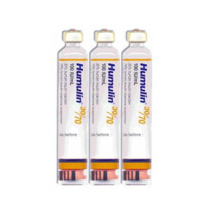 HUMULIN CART 70/30 3ML 5S