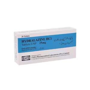 Hydralazine tablet 25 mg 20?s