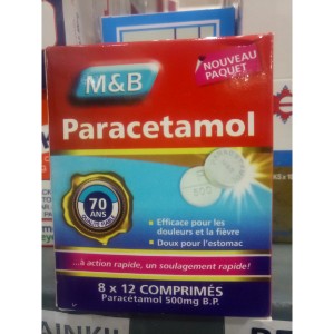 PARACETAMOL x 96 M&B