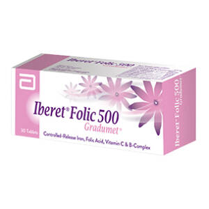 Iberet Folic-500 tablet 30?s