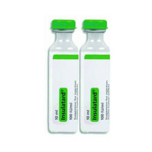 Insulatard 100 IU vial, Single(10ml x 1) | A insulin human recombinant formulation indicated to improve glycemic control
