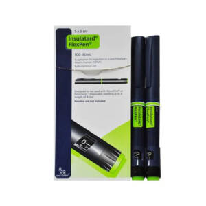 Insulatard Flexpen Box, (3ml X 5) Pre-filled Pen the solution for injection in pre-filled pen