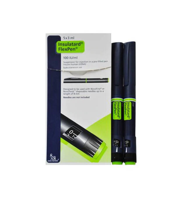 Insulatard Flexpen Box, (3ml X 5) Pre-filled Pen the solution for injection in pre-filled pen