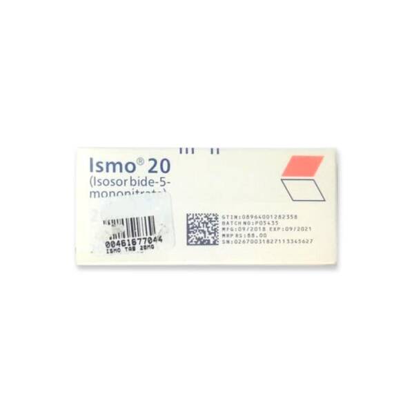 Ismo 20 tablet 20 mg 20?s