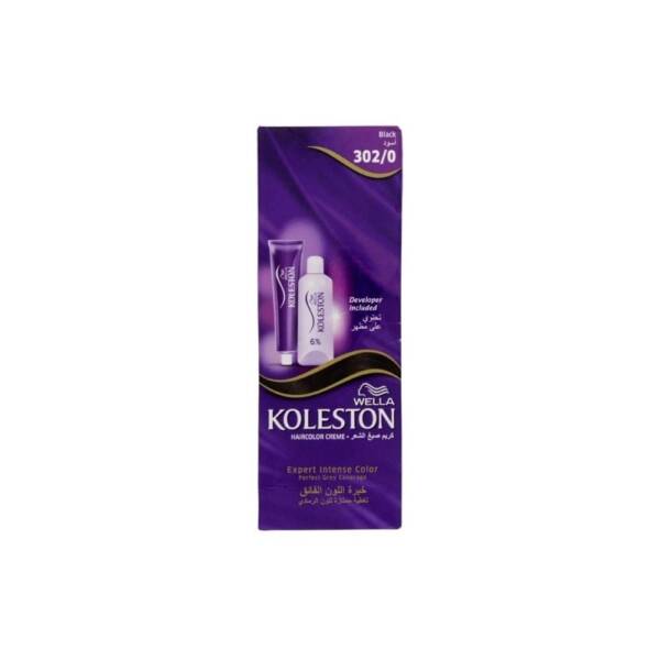 Wella Koleston Hair Color Creme - Black 302/0