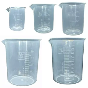 AANIJ 500 ml, 50 ml Measuring Cup Transparent, ASFSY0291 (Pack of 5)