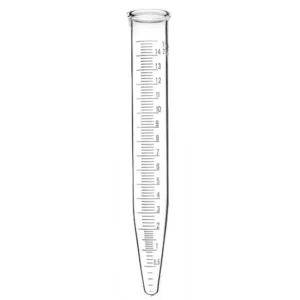 Abgil Borosilicate Glass Graduated Conical Bottom Centrifuge Tube with Rim