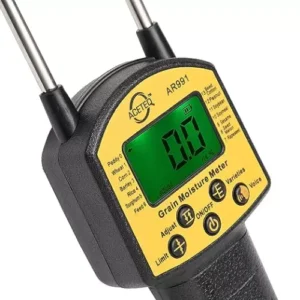 ACETEQ Food Grain Moisture Meter Black and Yellow, AR991