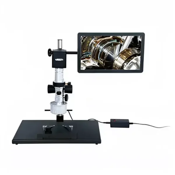 Insize 3D Manual Rotation Microscope with Display and 18X-120X Magnification, 5313-S407