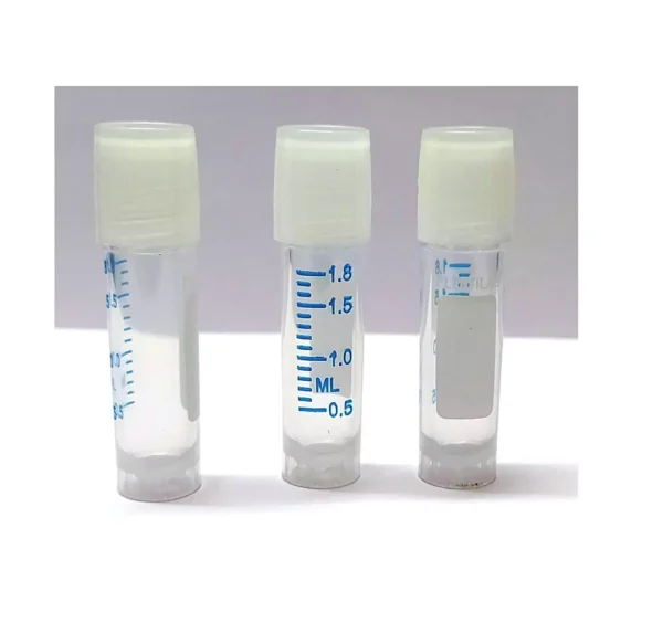 AANIJ 1.8 ml Vials/Storage Vials with Screw Cap, ASFSY0750 (Pack of 100)