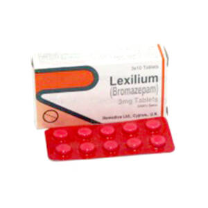 LEXILIUM 3mg Tablet 30s(Bromazepam)