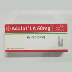 ADALAT LA 60mg Tablet 2x10s