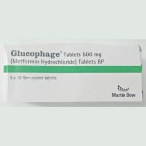 Glucophage tablet 500 mg 5_10?s