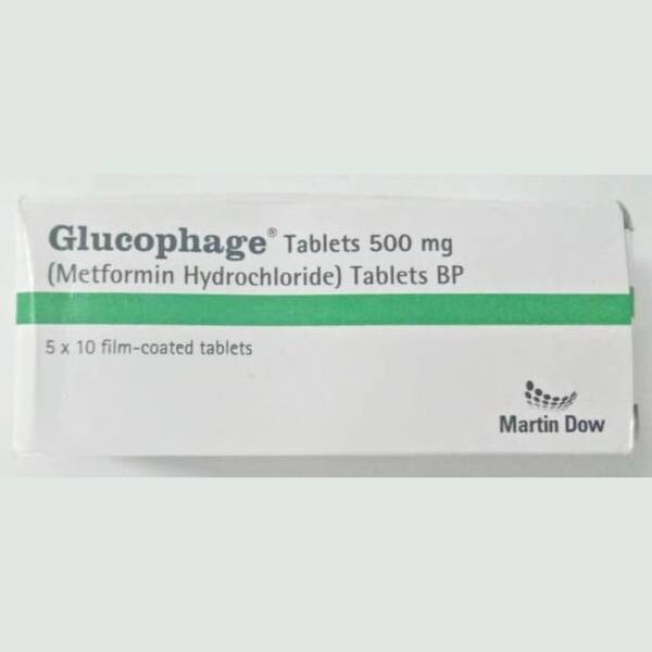 Glucophage tablet 500 mg 5_10?s