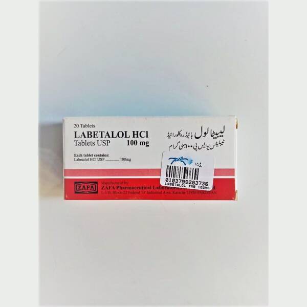 Labetalol tablet 100 mg 20?s
