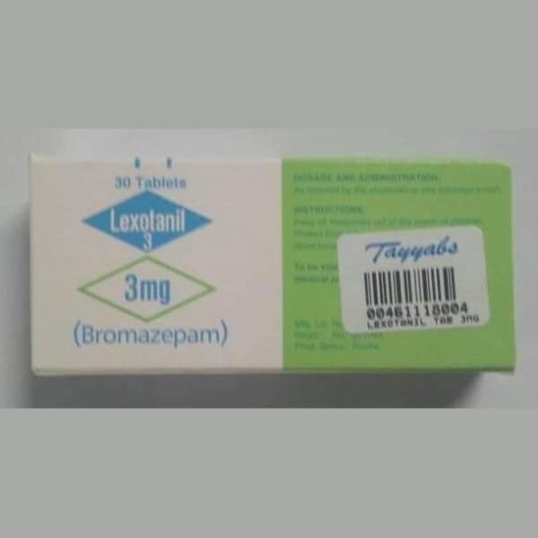 Lexotanil tablet 3 mg 3_10?s(Bromazepam)