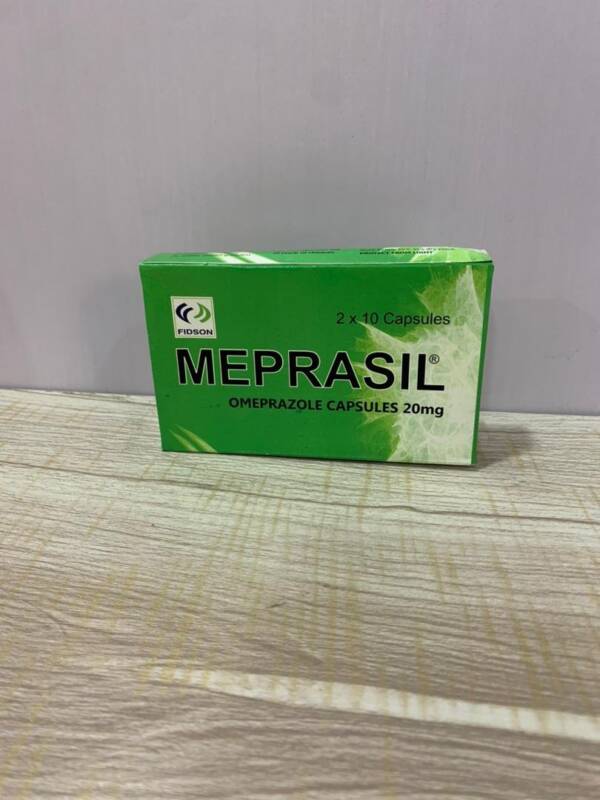 Meprasil Omeprazole 20mg caps x 20