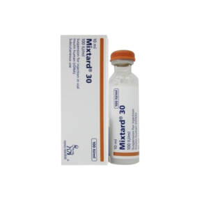 Mixtard 30 Vial, 100 IU, Single(10ml x 1) | A insulin human recombinant formulation indicated to improve glycemic control