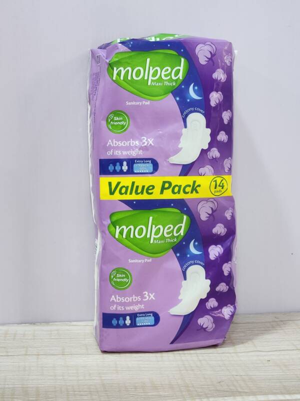 Molped Maxi Thick sanitary pads x 14