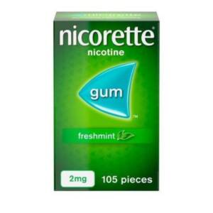 NICORETTE FRUITFUSION GUM 2MG 105