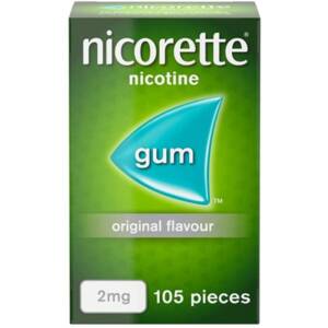 NICORETTE GUM ORIGINAL 2MG 105S