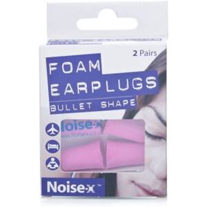 NOISE-X FOAM BULLET EARPLUGS 2 PAIRS