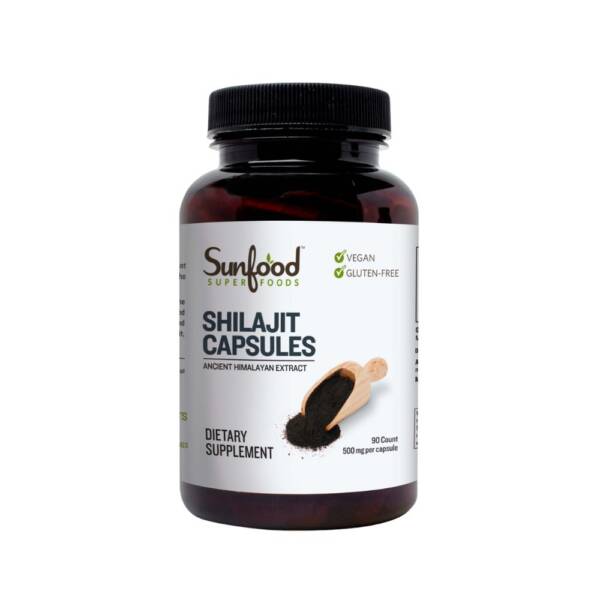 Sunfood Superfoods Shilajit Capsules 500 mg