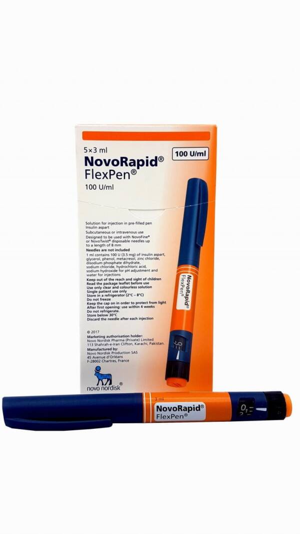 NOVORAPID FLEXPEN 3ML x 5