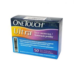 ONE TOUCH ULTRA Test Strips | Blood sugar test kit (50's)