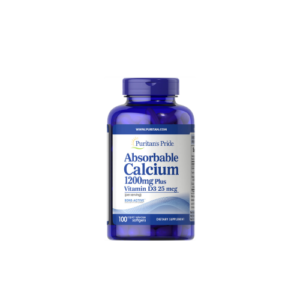 Puritan?s Pride Absorbable Calcium (100 Softgels x 1200 mg)