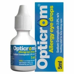 OPTICROM ALLERGY EYE DROPS 10ML