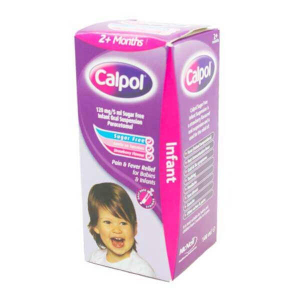 Calpol Infant 2m  Strawberry Sugar Free