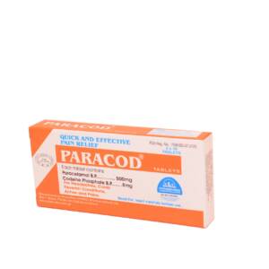 PARACOD TABLET 500 MG / 8 MG X 20