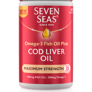SEVEN SEAS COD LIVER OIL CAPSULES MAXIMUM STRENGTH 60?S