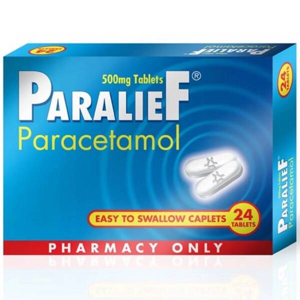 Paralief Paracetamol 500mg Easy To Swallow Tablets - 24 Pack