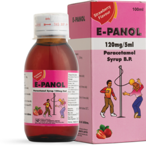 E -PANOL (PARA?MOL) SYRUP 100ML