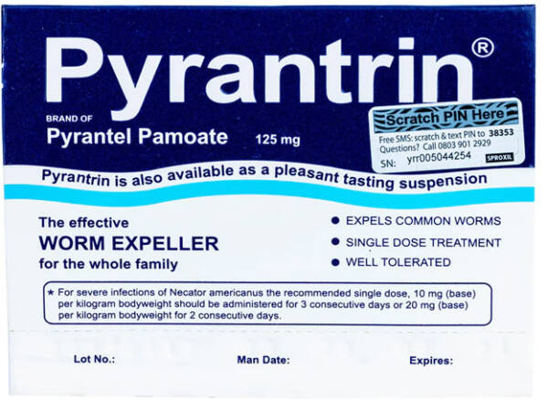 Pyrantrin 125mg