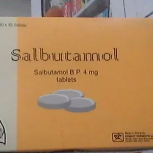 SALBUTAMOL TABS 4MG 500? ECL