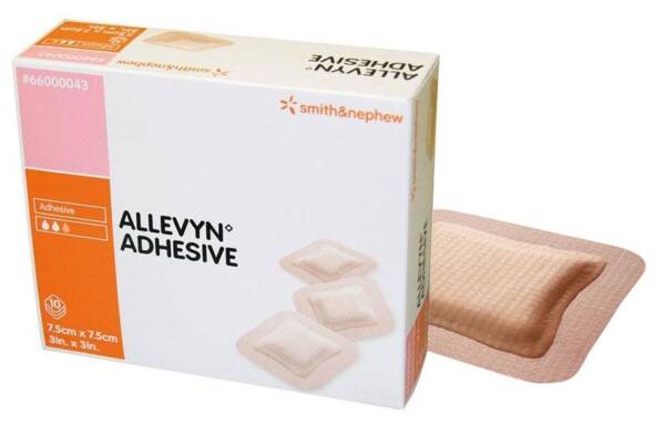 ALLEVYN ADHESIVE 7.5CM*7.5CM [10 Pieces]