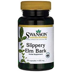 SWANSON SLIPPERY ELM BARK 400MG 60 CAPS