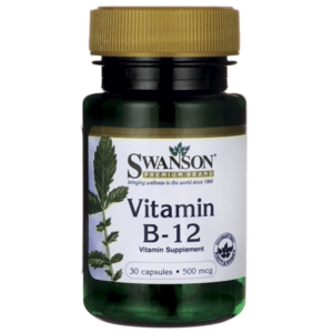 SWANSON VITAMIN B-12 500MG 30 CAPS