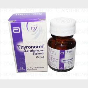 Thyronorm tablet 75 mcg 100?s