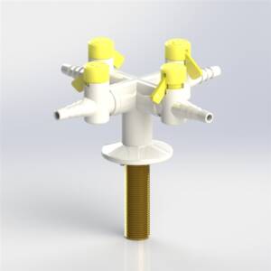 4-Way Horizontal Bench Mounting