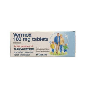 Vermox 100mg Tablets 6 Pack | Discreet Shipping |