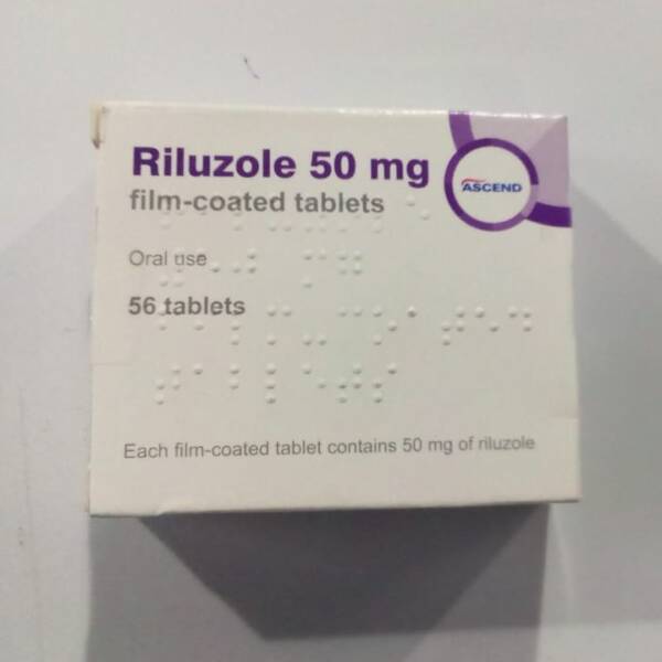 Riluzole 50mg film-coated tab imported