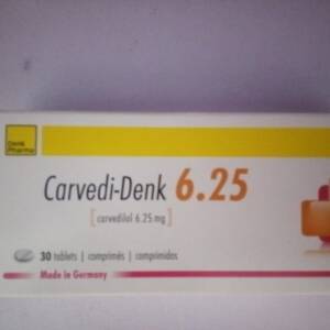 CARVEDI-DENK 6.25MG TABS 30?S