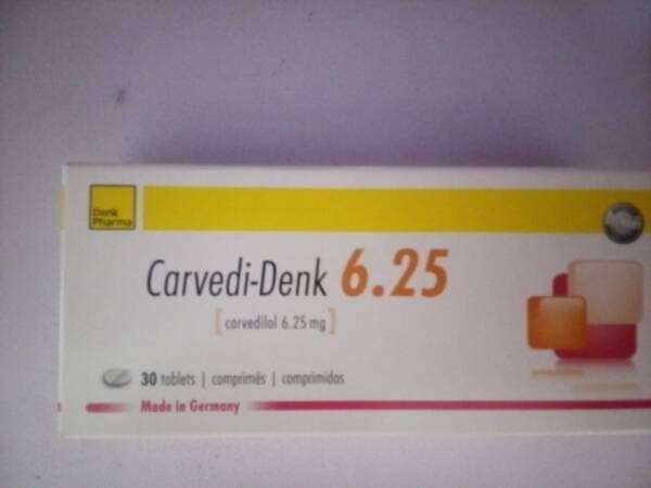 CARVEDI-DENK 6.25MG TABS 30?S
