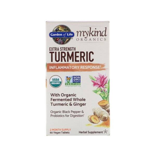 Garden of Life Mykind Organics Extra Strength Turmeric - Unflavoured