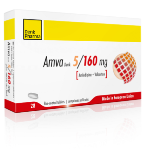 AMVA DENK 5/160 MG X 28 TABS