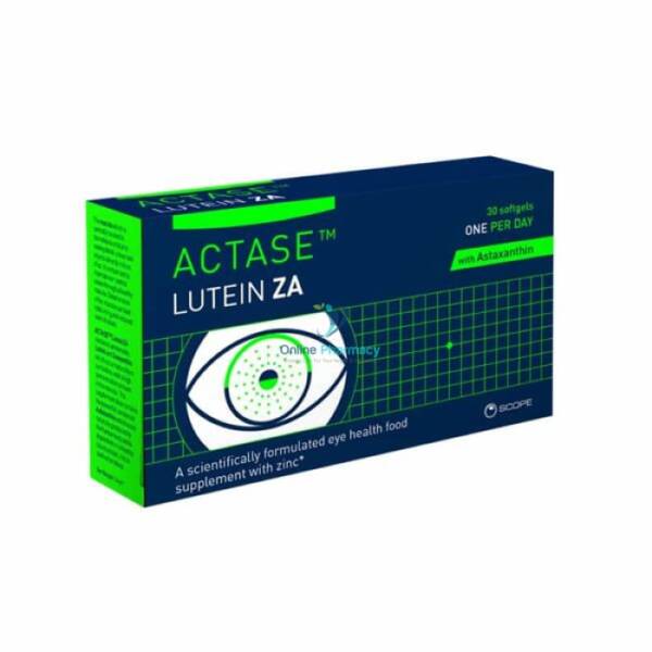 Actase Lutein ZA For Healthy Vision - 30 Pack